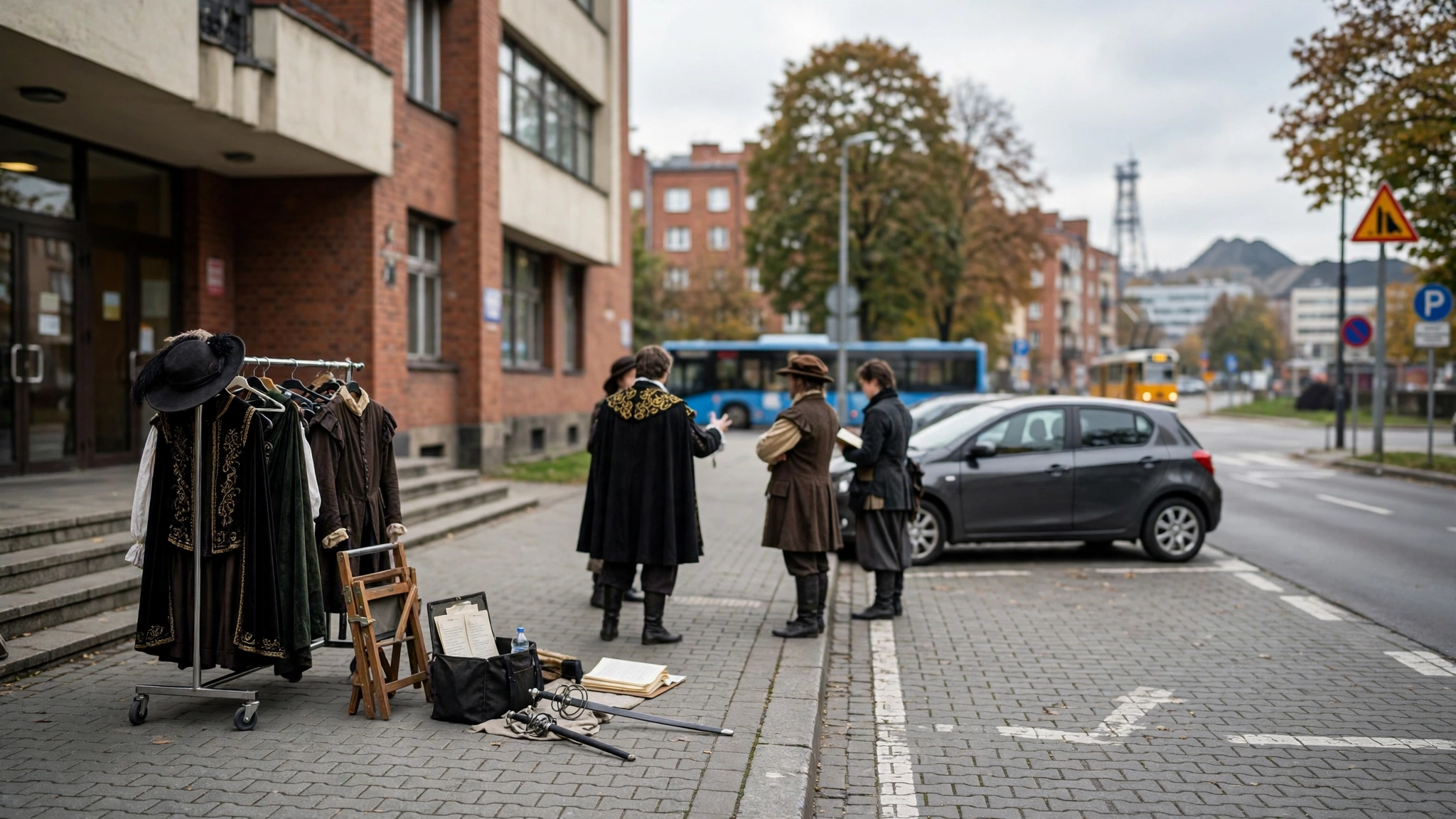 Scena z prób do spektaklu „Don Juan po polsku” w Teatrze Rawa w Katowicach